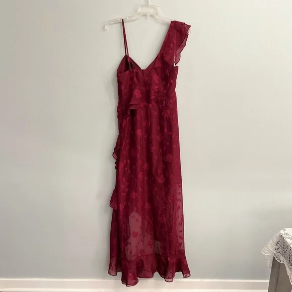 Lulu's Burgundy Maxi Dress - Picture 5 of 11